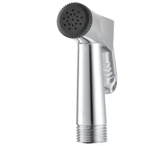 ABS Mixer Faucets Portable Shattaf Shower Chrome Silver Bidet Spray Handheld Self Cleaning Bidet Sprayer Bathroom Accessories