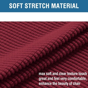 Funda Elástica para Silla Económica y Popular, Apta para Uso Doméstico en el Comedor, Tela <span class=keywords><strong>de</strong></span> Poliéster y Elastano - Product Image 6