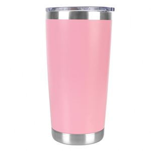 20oz Stainless Steel Thermal Water Bottle Mug Classic Design Insulated Leakproof Beer <b>Cups</b> with Lids for Travel - Product Image 5