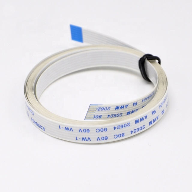 OEM Customized 1mm FFC Flexible Flat AWM 20624 Cable Assembly PBT Insulation Electronic Ribbon Flex Wiring Harness