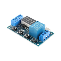 Module de temporisation à relais ZOPRO HW-521B/1 5V - Carte de contrôle double MOS avec temporisation de cycle réglable et circuit de déclenchement pour l'automatisation