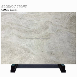 Màu be Taj Mahal <span class=keywords><strong>quartzite</strong></span> tấm sang trọng 20mm Độ dày sàn tường gạch đánh bóng cho sang trọng bàn Vanity Tops trang trí - Product Image 1