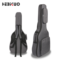 Tas Gitar Akustik HEBIKUO Custom Logo 41 Inch, Tas Jinjing Gitar Folk