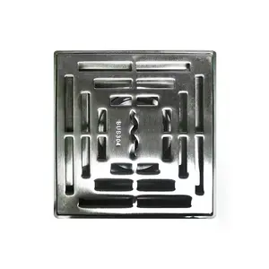 excellent quality Insert Bath Shower Grate Drainer Tile Insert Floor Drain Cover Stainless Steel Floor Trap Drains