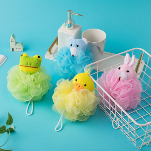 Simpatico cartone animato animale spugna <span class=keywords><strong>da</strong></span> <span class=keywords><strong>bagno</strong></span>, morbido luffah fiore <span class=keywords><strong>da</strong></span> <span class=keywords><strong>bagno</strong></span> per i bambini, ricca spugna per la doccia - Product Image 2