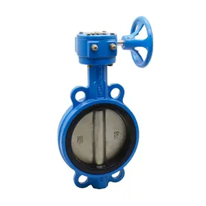 valve china manufacturer 400mm dn400 iron worm gear Manual butterfly valve price list