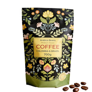 ถุงกาแฟแบบตั้งได้รักษ์โลก พร้อมวาล์วระบายอากาศทางเดียว พิมพ์ออฟเซ็ต ขนาด 250 กรัม/500 กรัม/1 กิโลกรัม ผลิตจากโรงงานโดยตรง รับผลิตแบบ OEM/ODM - Product Image 1
