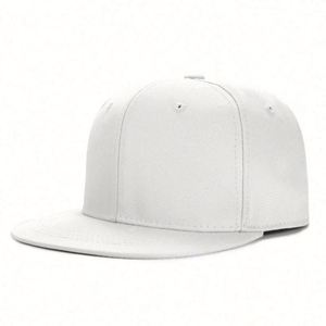 หมวกเบสบอลสีพื้น ทรงแบน สไตล์ฮิปฮอป 6 แผง แบบ Snapback - Product Image 5