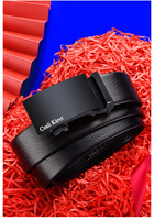 Ceali Kievr Ceinture Homme Automatique en Fer Style Minimaliste Business Longueur 120cm - Accessoire de Mode Populaire TikTok Kwai Live Stream