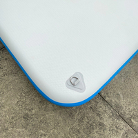 Station d'accueil gonflable flottante en Pvc de 15cm d'épaisseur, plate-forme d'île, tapis d'eau, station d'accueil gonflable populaire
