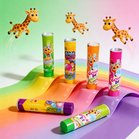 Tube de bonbons confits très vendu en e-commerce, pack assorti de snacks explosifs pour boutique en ligne