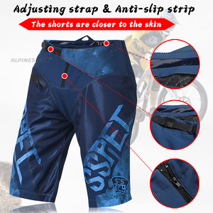 <span class=keywords><strong>Pantaloncini</strong></span> da Motocross MX Off-road, <span class=keywords><strong>MTB</strong></span> DH <span class=keywords><strong>Enduro</strong></span>, <span class=keywords><strong>Pantaloncini</strong></span> da Moto Estivi Traspiranti con Protezioni per Fianchi - Product Image 4