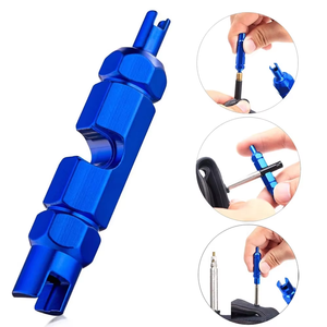 Clé à <span class=keywords><strong>valve</strong></span> multifonctionnelle 3-en-1 - Pour retirer/installer les noyaux de <span class=keywords><strong>valve</strong></span>, allonger les valves et réparer les embouts de pneus - Outil universel de dépose de noyaux de <span class=keywords><strong>valve</strong></span> - Product Image 3