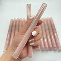 2 1 Matte Velvet Long Lasting Creamy Lip Liner Double Head Lipstick Vegan Nude Private Label Waterproof Cruelty Free Pencil