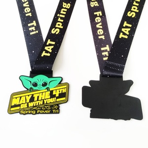 Fabricante de Medallas, Medallas Deportivas de Aleación de Zinc al por Mayor, Medallas Deportivas Personalizadas para la Liga de Ciclismo SoCal de Secundaria - Product Image 3