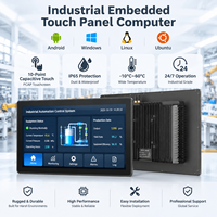 10.1  11.6 13.3  15.6 18. 5 PC Panel Industri 21.5 Inch Embedded/VESA dengan Prosesor J1900/J6412, All in One POS PC, Sistem Operasi Win11