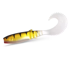 MEREDITH Señuelos de Pesca de Cola Curva Caníbal, Cebos Blandos Artificiales de Silicona, Sábalo, Gusano, Lubina, Leurre Souple, 70mm, 90mm, 110mm - Product Image 1