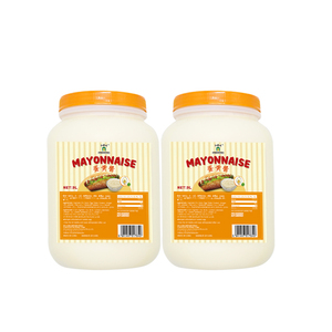 Sauce <span class=keywords><strong>Mayonnaise</strong></span> Salade Végétalienne <span class=keywords><strong>Halal</strong></span> JOLION 1kg pour Cuisine Japonaise - Product Image 3
