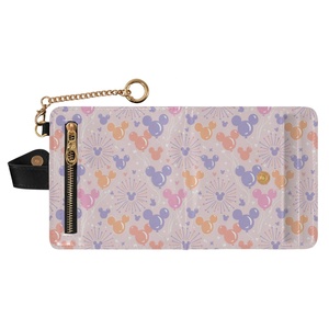 Famous Brands Designer Leather <b>RFID</b> <b>Blocking</b> Ladies Mini Coin Purse Credit Card Holder Short Women's <b>Wallet</b> with Keychain - Product Image 3