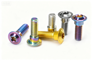 בורג סגסוגת טיטניום tc4, ראש מחבת, משושה פנימי, בורג שינוי רכב, הפחתת משקל אופנוע חשמלי הפחתת בורג m5 m6 m8 - Product Image 2