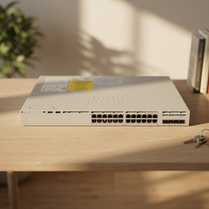 สวิตช์เครือข่าย Original Sealed C9200L 24 พอร์ต PoE+4 X 10G Network Essentials รุ่น C9200L-24P-4X-E - Product Image 1