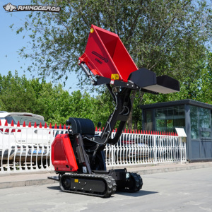 Faible prix entraînement sur chenilles <span class=keywords><strong>Mini</strong></span> chenille en caoutchouc Dumper chenillé brouette à chenilles avec <span class=keywords><strong>pelle</strong></span> 800kg de charge utile - Product Image 3