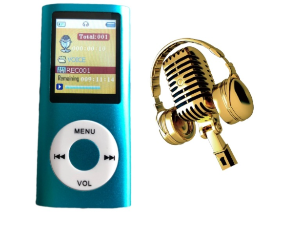 8GB Aluminum Alloy MP3 MP4 Player with LCD Screen Voice Recorder for Java Phones