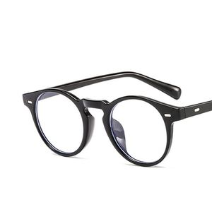 Nouvelle monture de lunettes de style Iron Man Donny rétro européen et américain, anti-lumière bleue, miroir plat en PC, 3358, lunettes tendance - Product Image 2