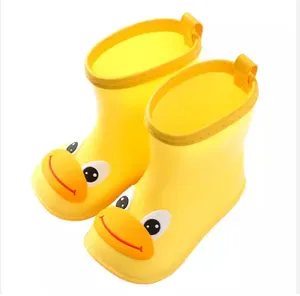 Easy-on Lightweight Waterproof Baby Eco Friendly Super Light Kids Rain Boots Waterproof Children's Baby Kids Shoes Rain Boots