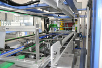 Machine d'emballage de film rétractable à demi-plateau BS-BT45 Machine d'emballage rétractable automatique pour palettes livres de fruits nourriture