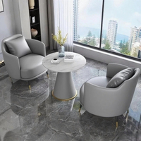 Ensemble canapé simple et table basse pour hôtel, réception, réunion et bureau, table de négociation pour bureau de vente