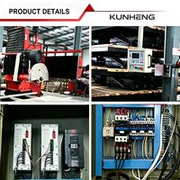 Máquina de Corte de Losas de Granito y Mármol con Control PLC, Mesa de 3200x2200mm, Equipo Accionado por Motor de 220V-380V