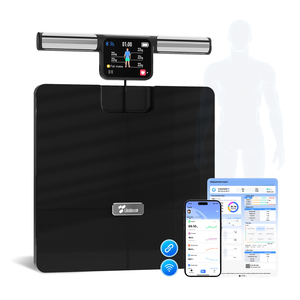 Unico 8 elettrodi intelligente digitale portatile da bagno BMI analisi di bioimpedenza muscolare TFT Display Bluetooth peso corpo - Product Image 1