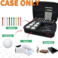 Nylon-Reißverschluss-Tasche für Golfzubehör, Wasserdicht und Geruchsdicht, Tragetasche für Golftees und Handschuhe