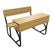 Bureaux et chaises doubles simples pour l'école primaire/secondaire