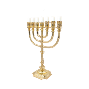 Luxury Wedding Decoration Ornaments <strong>Metal</strong> <strong>Brass</strong> Floor Standing Candlestick - Product Image 1