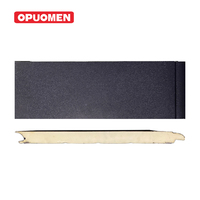 Puerta de Garaje Seccional Aislada Moderna de 16x7, Panel Sándwich de Espuma de PU de Lujo, Automática, con Ventanas
