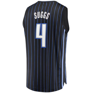 Hommes # 4 Maillots de basket personnalisés <span class=keywords><strong>Suggs</strong></span> Orlando, chemises brodées, uniformes pour jeunes, vêtements de sport, thermocollés - Product Image 2