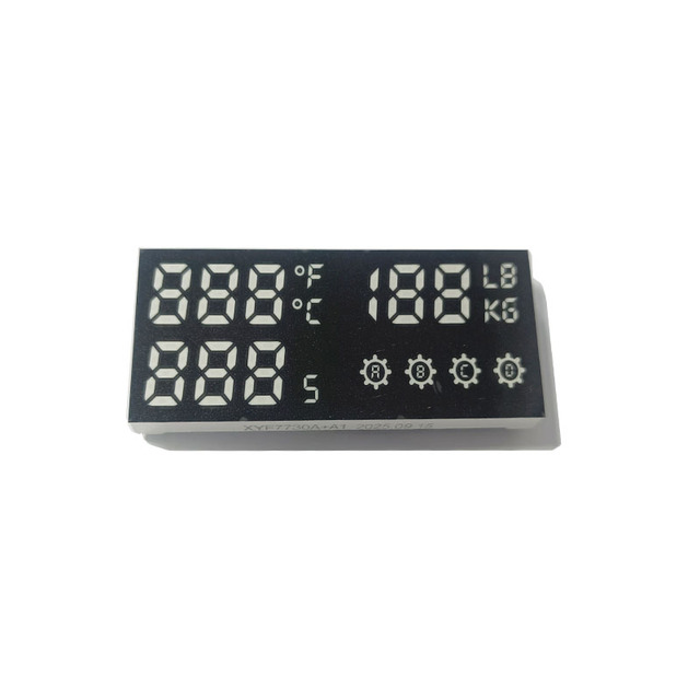 Custom High Brightness 3-Digit 7 Segment Yellow LED Display Module with 180 Viewing Angle Outdoor Use High Visibility