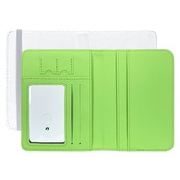 Étui à passeport en tissu imprimé personnalisé Porte-cartes à fonctions multiples vierge à sublimation Couverture de passeport