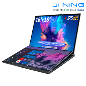 Ordinateur portable haute performance double écran 16 pouces, processeur Core i5 12450h, 16 Go de RAM, 512 Go de SSD, clavier rétroéclairé, carte graphique Iris, Windows 11 pour le gaming - Product Image 1
