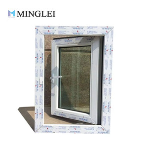 Fabrication leader en Chine de fenêtres de remplacement en vinyle Double balançoire <span class=keywords><strong>PVC</strong></span> profil battante fenêtre upvc fenêtre et porte - Product Image 6