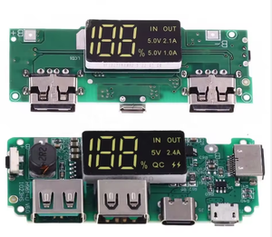 マイクロ/タイプCモバイルパワーバンク18650リチウム電池充電器ボード、回路保護付きUSB 5V 2A/1A/2.4A - Product Image 3