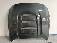 Cubierta de Motor de Fibra de Carbono Seca Estilo SC de Alta Calidad para Ford Mustang 2024+