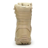 Bottes de randonnée personnalisées pour l'extérieur, résistantes à l'eau, antidérapantes, avec semelle en caoutchouc, bottes tactiques pour hommes