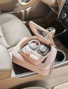 Custom Logo <b>Large</b> Capacity Pu Pillow Leather Cosmetic <b>Makeup</b> <b>Bag</b> With Zipper - Product Image 3