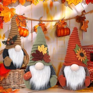 Decoraciones para el Festival de la Cosecha, Adorno de Ventana con Diseño de Hoja de Arce, Calabaza y Gnomo, Regalo - Product Image 4