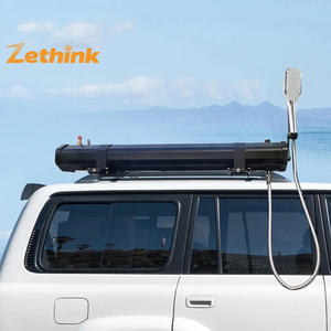 Ensemble de douche solaire pour voiture tout-terrain, rectangulaire, écologique, ZT-012 PVC+ABS 18L/20L/30L, pour <span class=keywords><strong>camping</strong></span>, toilettes, réservoir d'eau sur le toit - Product Image 2