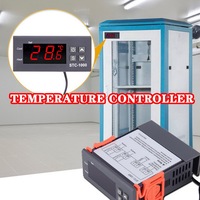 Controlador de temperatura Digital, termostato termorregulador, incubadora LED 10A, STC-1000 de refrigeración por calefacción STC 1000 12V 24V 220V