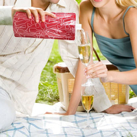 Pochettes souples personnalisables réutilisables avec bec verseur à vis pour vin, jus, boissons, gelée – Emballage rechargeable pour boissons